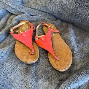 Sam Edelman Thong Sandal 7.5 Coral